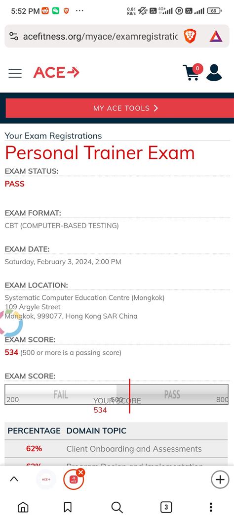 how hard is the personal trainer test|I just passed the ACE CPT Exam! Here's how it went..